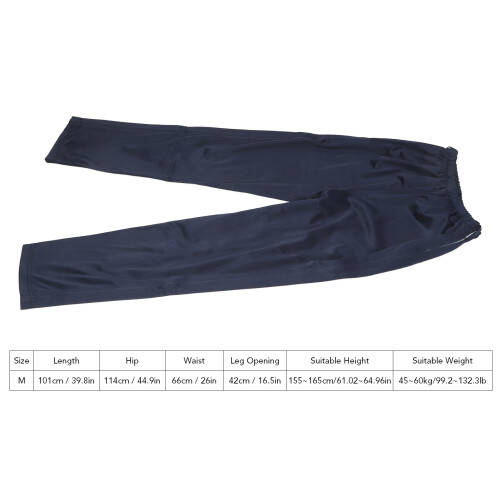 Pantaloni a strappo Taglia M Blu navy in cotone peluche 1
