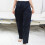 Pantaloni a strappo Taglia M Blu navy in cotone peluche 5