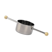 Doppelperle 30 ml schwarz plattierter Edelstahl-Jigger