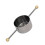 Doppelperle 30 ml schwarz plattierter Edelstahl-Jigger 8