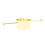 Bartender 30 ml jigger con doble perlado bañado en oro 14