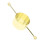 Bartender 30 ml jigger con doble perlado bañado en oro 12