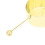 Bartender 30 ml jigger con doble perlado bañado en oro 5