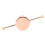 Misurino da bar: jigger da 30 ml placcato in rame 9