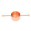 Misurino da bar: jigger da 30 ml placcato in rame 3