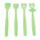4 pièces Entraîneur de langue latéralisation 15,7 cm Vert 15