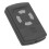 40.685MHz Télécommande de porte de garage ABS 50mAh 33g Noir 9