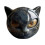 Black Cat Stone Sculpture  Elegant Home Dcor & Gift 1