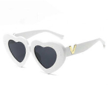 (style 2)Womens Loving Large Frame Glasses Sports Sunglasses UV 400 Protection Glasses