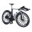 Vélo de course Modèle Guidon double Alliage Noir-Blanc 15