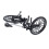 Vélo de course Modèle Guidon double Alliage Noir-Blanc 6