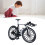 Vélo de course Modèle Guidon double Alliage Noir-Blanc 1