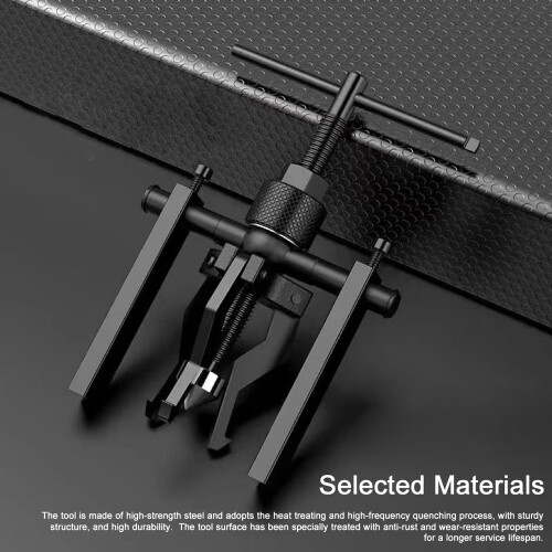 Estrattore per cuscinetti a tre mascelle pesante 100 mm nero/argento 1