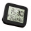 Reloj LCD higrotermógrafo con 2 alarmas Blanco/Negro 1