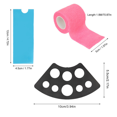 200 pezzi di coperture blu per penne da tatuaggio 1,8 m x 5 cm GripTapes 1