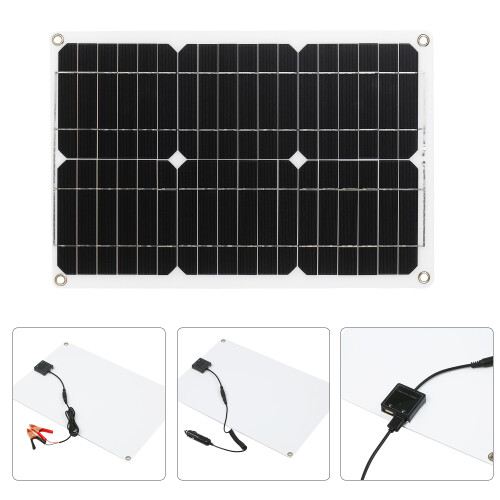 Kit pannello mono 18W 12V 420x280mm Nero/Bianco