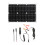Kit pannello mono 18W 12V 420x280mm Nero/Bianco 3