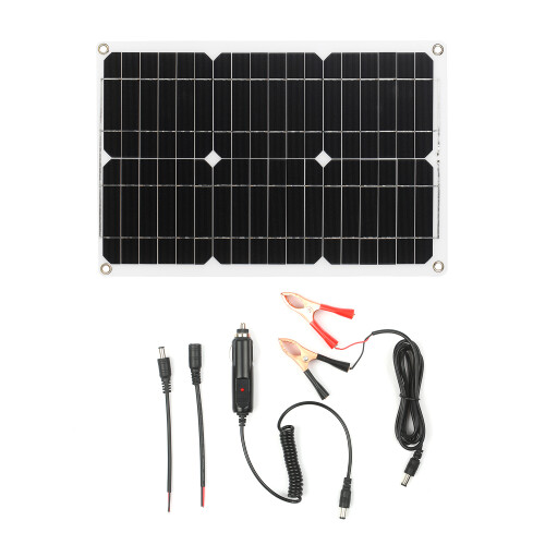 Kit pannello mono 18W 12V 420x280mm Nero/Bianco 2