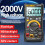 V9 Multimetro 6000 conteggi 176x91x47mm Nero 1