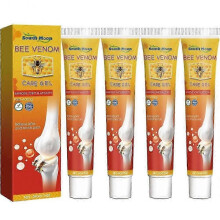 (4pcs)Bone & Joint Gel, Bee Venom Cream, New Zealand Bee Venom Professional Gel, Joint Cream of Neck,Knee,Shoulder,Waist,Legs