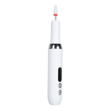 Trapano per unghie 15000 giri/min 3G CW/CCW 12 punte 500 mAh Bianco