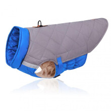 (XL,Gray Blue)Warm Pullover Dog Jacket Versatile Stylish Comfort Dog Clothes for Daily Wear