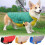(L,Reddish Black)Warm Pullover Dog Jacket Versatile Stylish Comfort Dog Clothes for Daily Wear 2