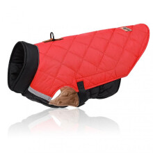 (XL,Reddish Black)Warm Pullover Dog Jacket Versatile Stylish Comfort Dog Clothes for Daily Wear