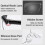 2-Pack Magnifying Glass 160% - High Magnification Glasses for Elderly - Superimposed Use 3