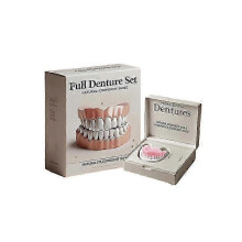 (1pcs)1/2/3x Advanced Customized Full Denture Set, Silicone Reline Denture Set