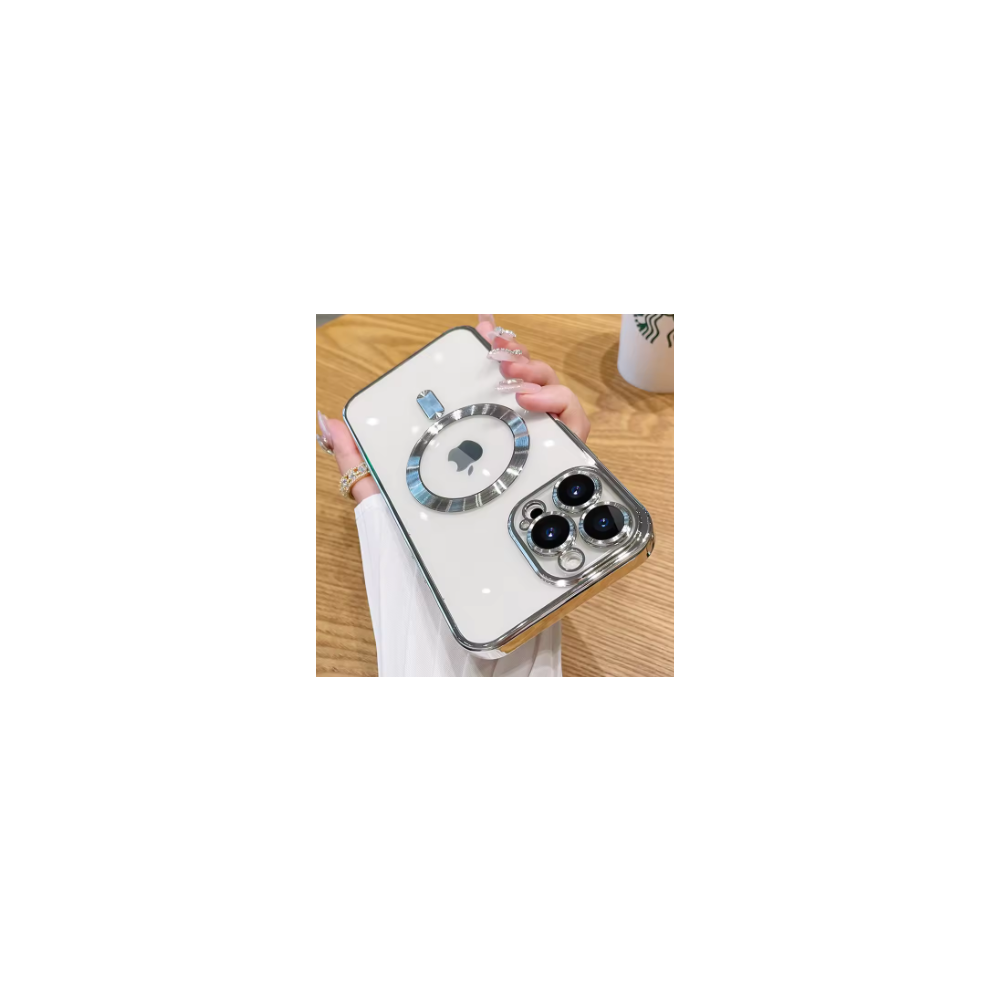 (For Iphone 16) Silver Magnetic Plating Case For Iphone Not,Specified 5051140543785