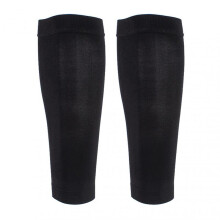 (4XL,Black)Elastic Calf Guard Comfortable Breathable Leg Sleeve Quick Dry Nylon Calf Guard for Outdoor Sport Hiking Cycling