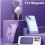 (For iPhone 16 Plus) Silver Magnetic Plating Case For iPhone 7