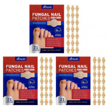 (3 Packs 63PCS) Oenail Fungus Patch Waterproof Nail Repair Patches Nail Ingrown Correction Stickers for Discolored Or Damaged Nails New Arrival