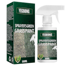 (1pc)1-3x Green Grass Paint Spray 60ml Long Lasting Soccer Field Grass Paint Spray Enhance Patchy Dormant Yellowing Grasses For Grass Turf