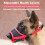 Museruola regolabile per cani 5 taglie 12-34 cm nero/grigio 1