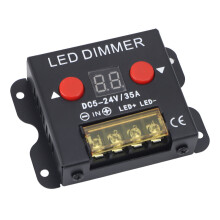 PWM 35A DC5-24V Dimmer 87x63x20mm Silber