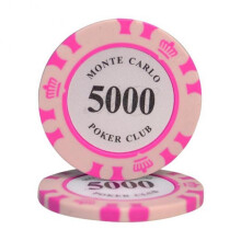 (Face Value 5000)Poker Chip Mahjong Texas Hold'em Poker Chip High End Game Card Casino Supplies