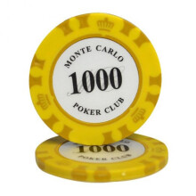 (Face Value 1000)Poker Chip Mahjong Texas Hold'em Poker Chip High End Game Card Casino Supplies
