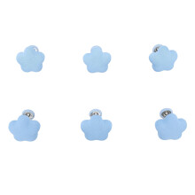 16 piezas de clips para funda de edredón con forma de estrella 3x3x3 cm azul