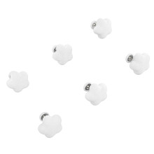 16 piezas de clip para edredón en forma de estrella de 3x3x3 cm, blanco, para la ropa de cama
