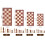 3-en-1 Échecs, Dames et Backgammon en bois 39 x 19,5 cm 2