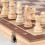3-en-1 Échecs, Dames et Backgammon en bois 39 x 19,5 cm 8