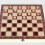 Ensemble en bois 3-en-1 Échecs, Dames et Backgammon 34x17cm 11