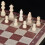 Ensemble en bois 3-en-1 Échecs, Dames et Backgammon 34x17cm 10