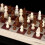 Ensemble en bois 3-en-1 Échecs, Dames et Backgammon 34x17cm 8