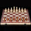 3-en-1 Échecs, Dames et Backgammon en bois 39 x 19,5 cm 12