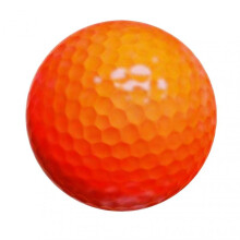 (Orange)Double Layer Colorful Golfs Gift Ball Wear Resistant Durable Golfs Ball Golfs Equipment