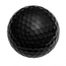 (Black)Double Layer Colorful Golfs Gift Ball Wear Resistant Durable Golfs Ball Golfs Equipment