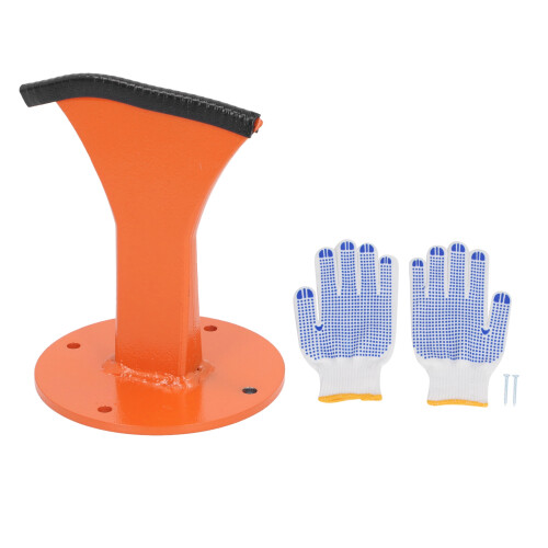 Orange geschmiedeter Stahl manueller Anzündholzspalter 2